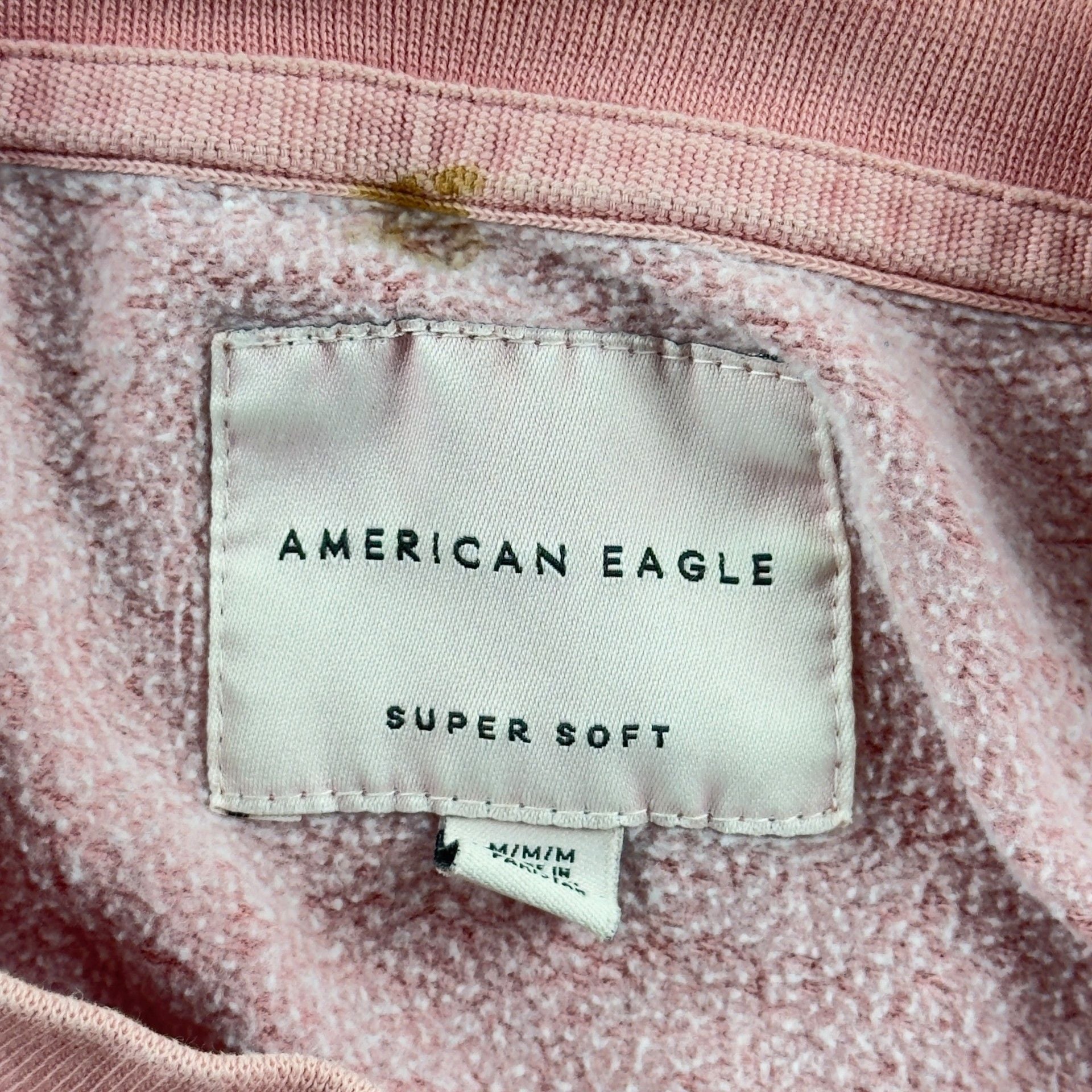 American Eagle Super Soft Crewneck Sweatshirt Pink 3