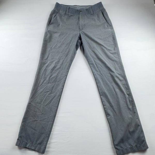 Under Armour Golf Pants Size 32/32 Gray Stretch Performance