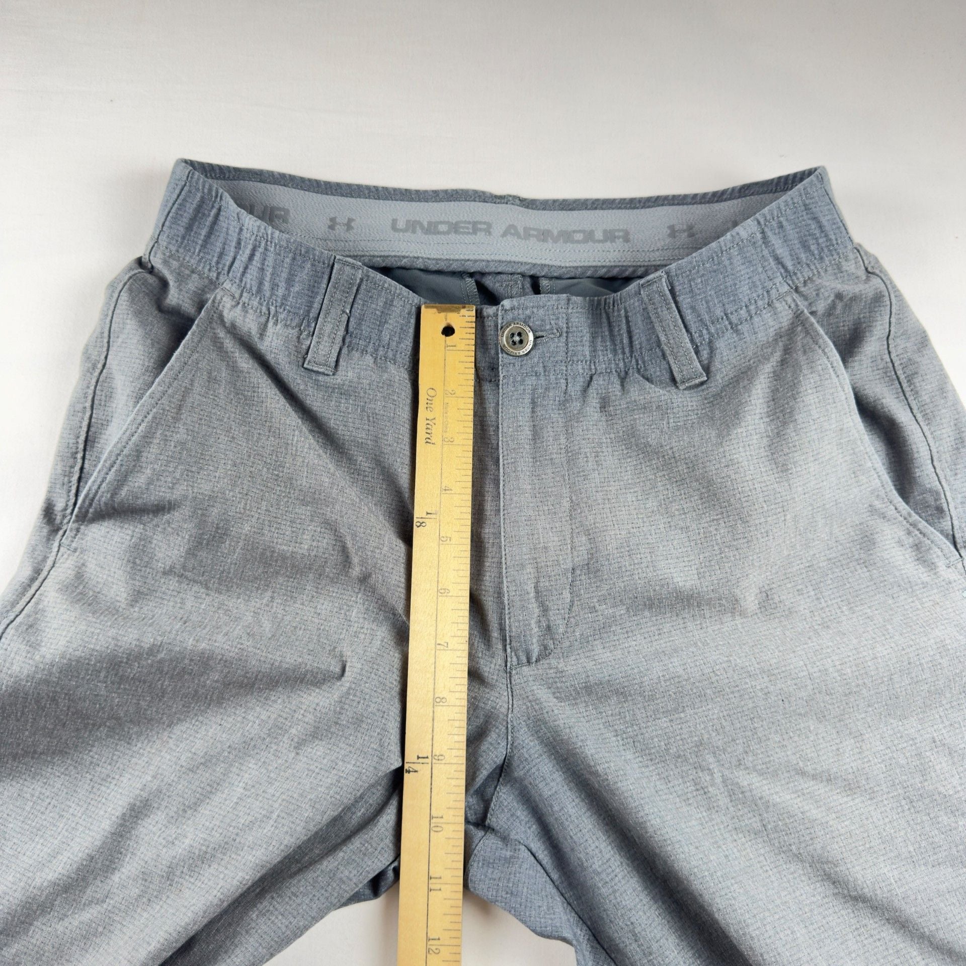 Under Armour Golf Pants Size 32/32 Gray Stretch Performance 4