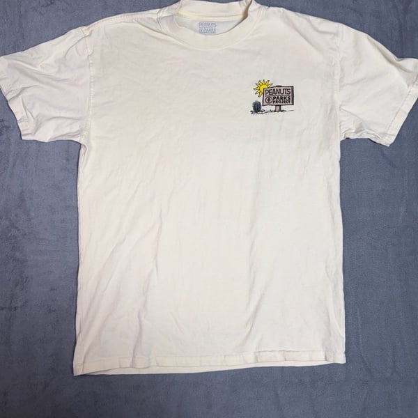 Parks Project Peanuts T-Shirt Size L Leave It Better Than You Found It