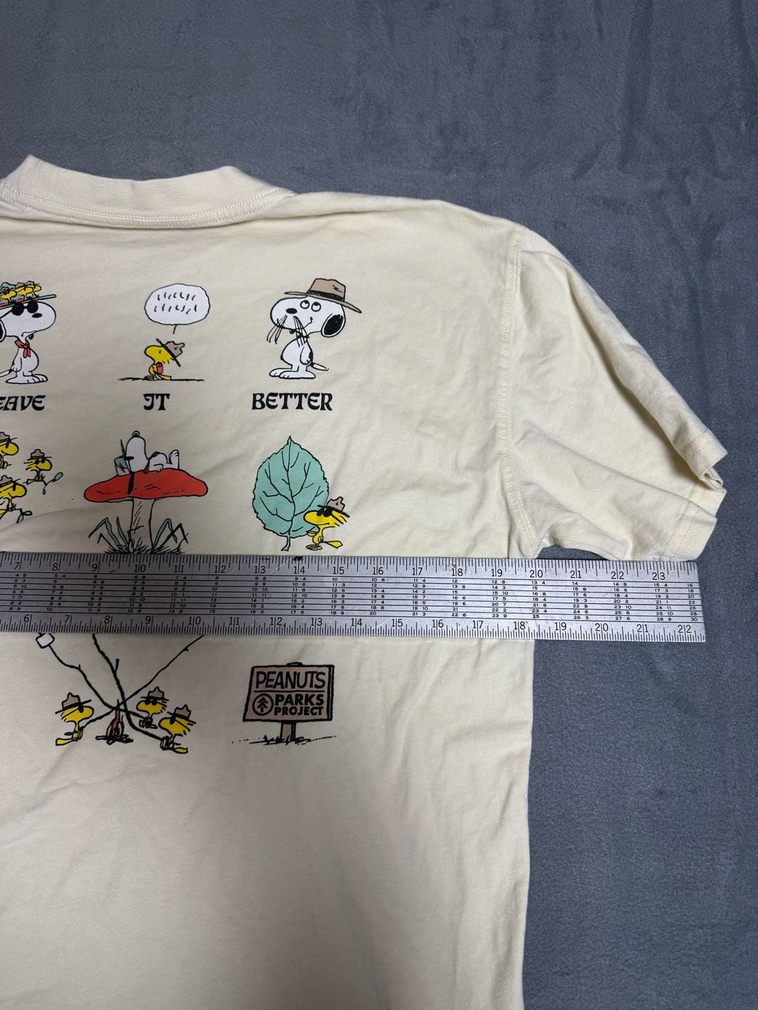 Parks Project Peanuts T-Shirt Size L Leave It Better Than You Found It 9
