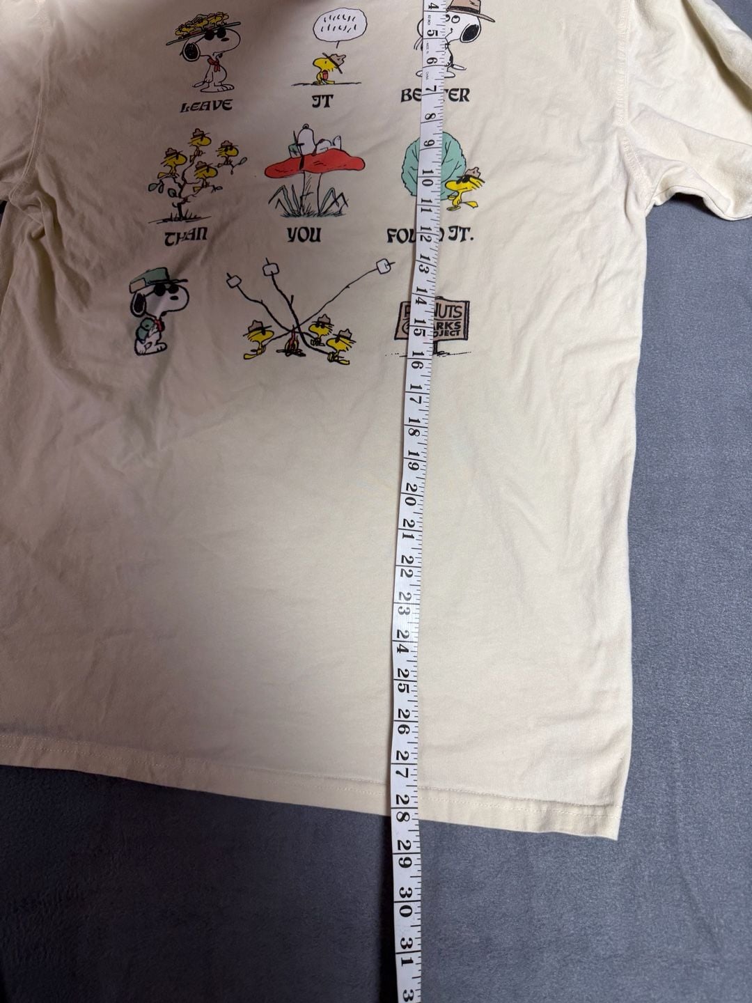 Parks Project Peanuts T-Shirt Size L Leave It Better Than You Found It 10