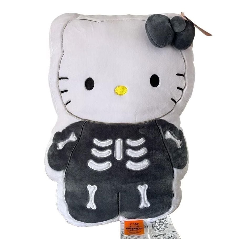 Sanrio Hello Kitty Skeleton Halloween 18 Inch Decorative Pillow 3
