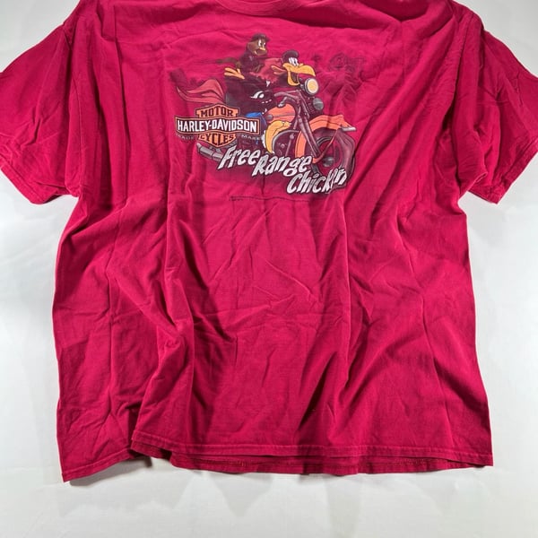 Harley-Davidson Looney Tunes Free Range Chicken T-Shirt Size 4X-Large