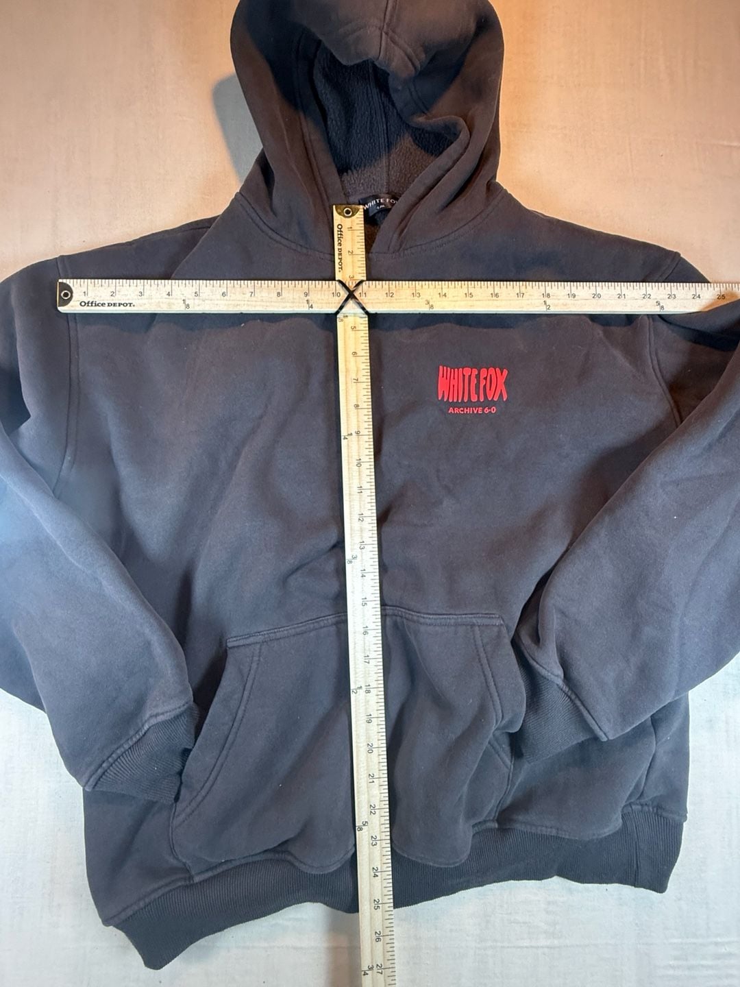 White Fox Archive 6.0 Oversized Hoodie L/XL Gray 2