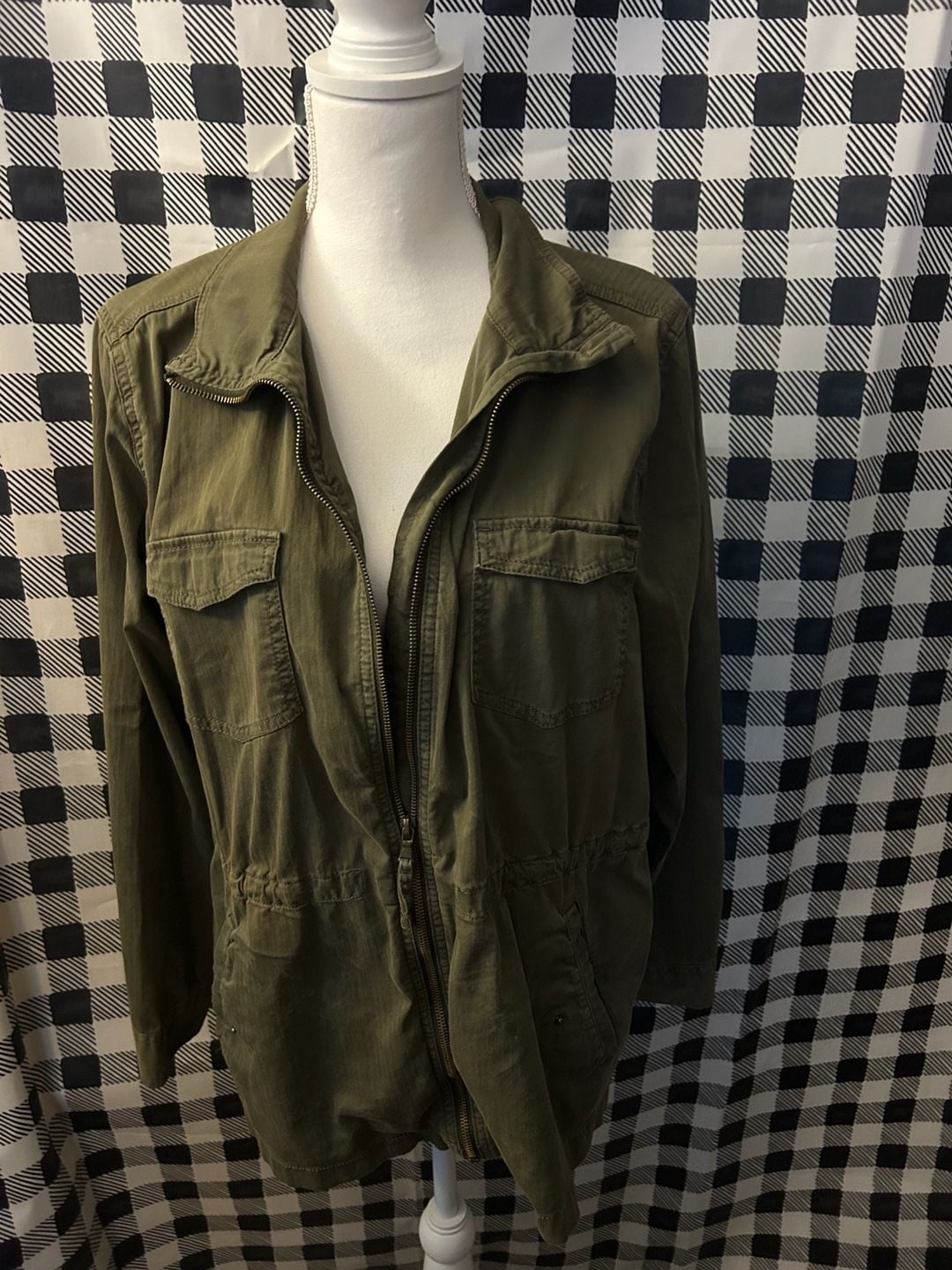 Sonoma Olive Green Utility Jacket 2