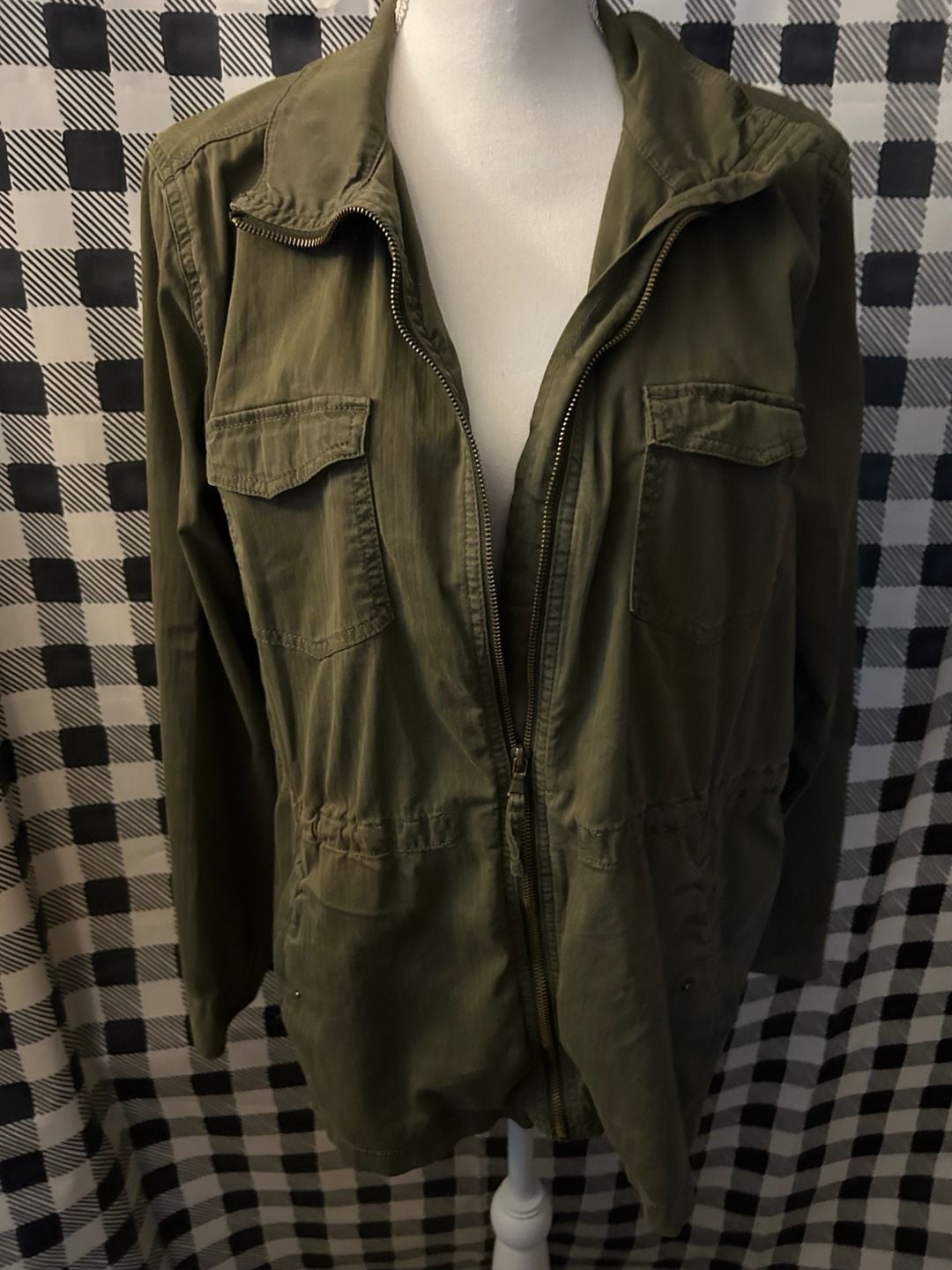 Sonoma Olive Green Utility Jacket 3