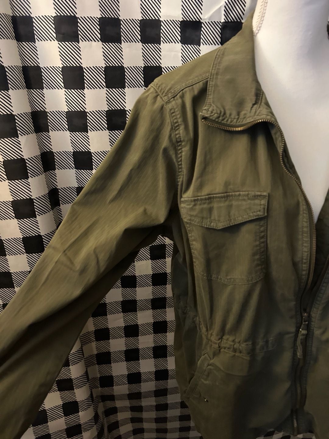 Sonoma Olive Green Utility Jacket 4