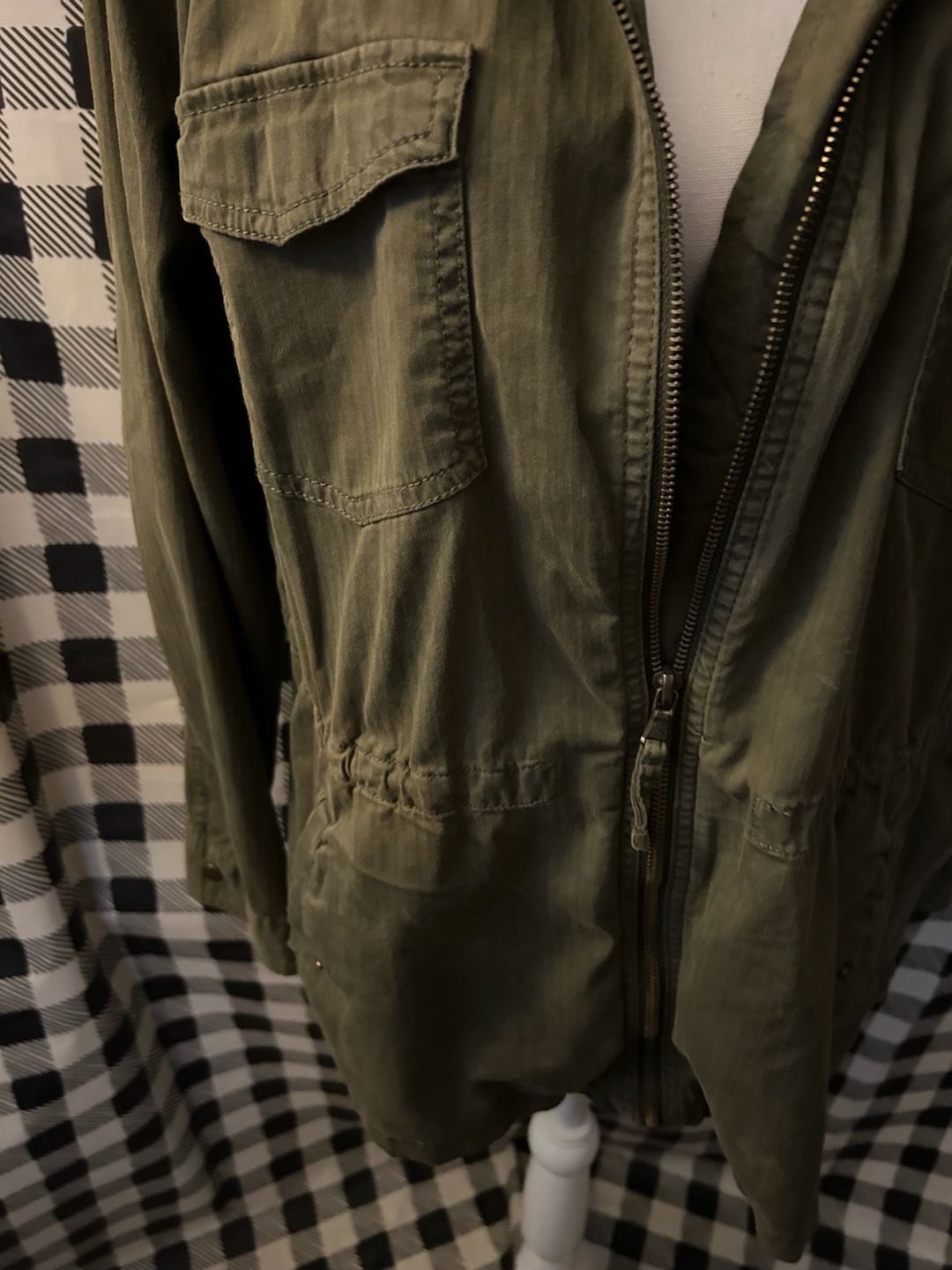 Sonoma Olive Green Utility Jacket 6