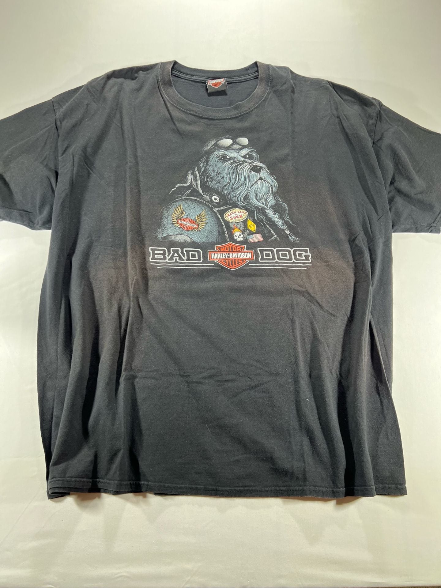 Harley-Davidson Bad Dog T-Shirt Size 3X-Large Outer Banks North Carolina Black 2