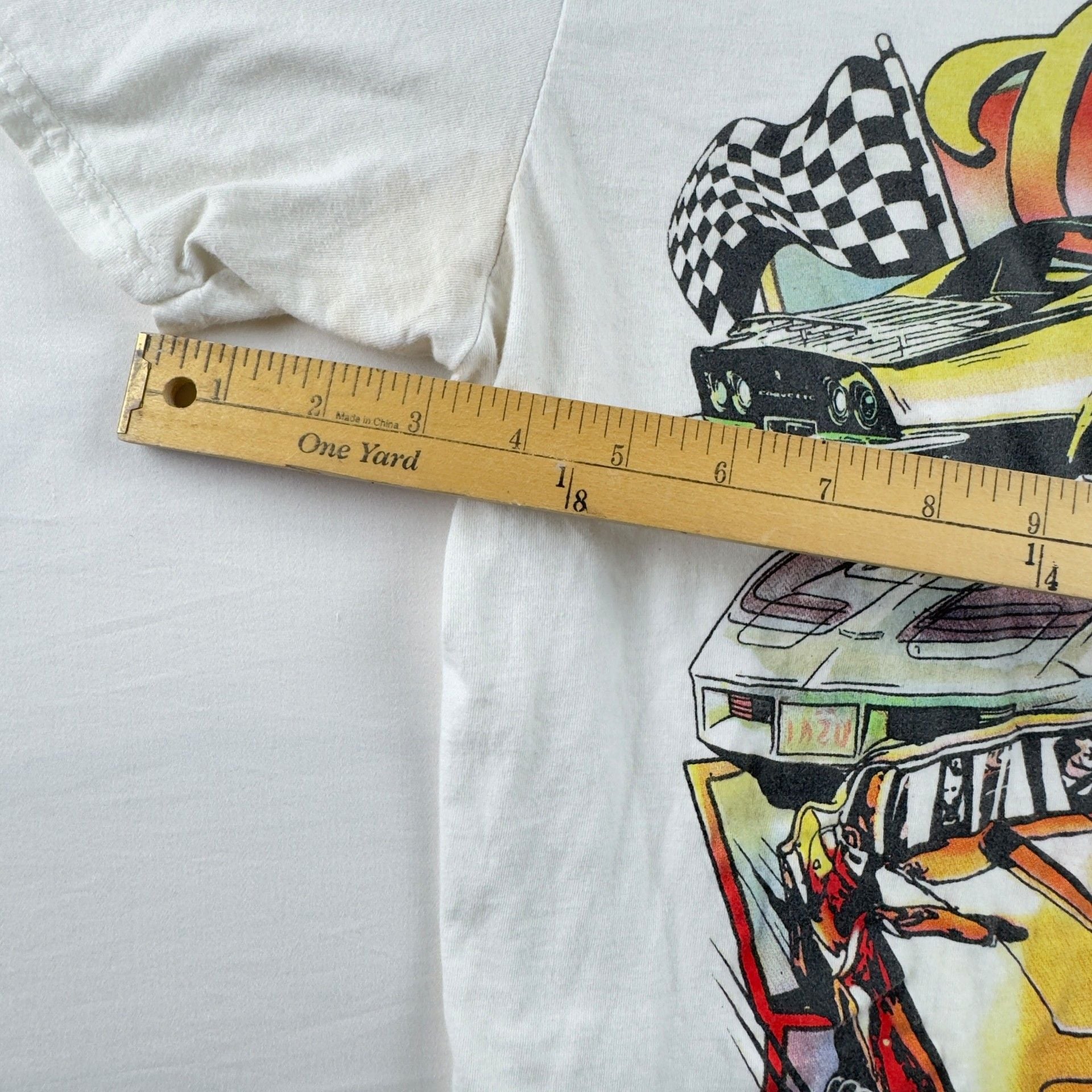 Chemistry Corvette Classics T-Shirt Size L White Graphic Tee 4