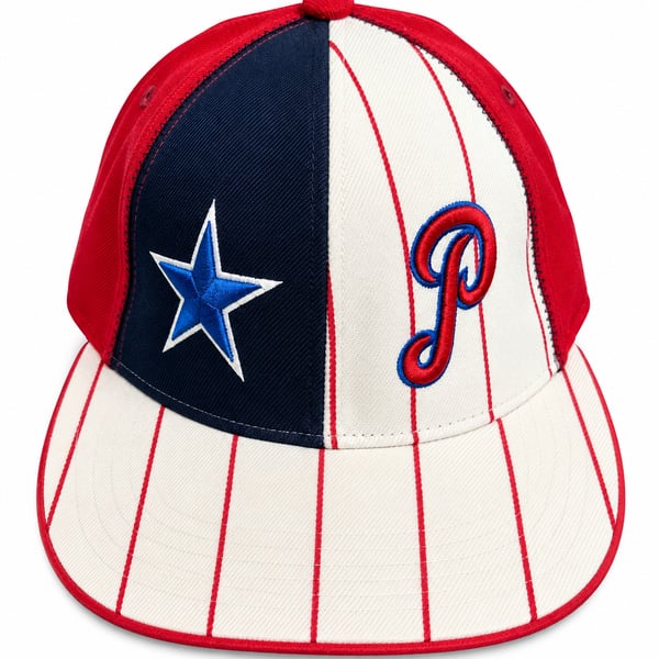 City Hunter Philadelphia Phillies Cowboys Pinwheel Hat Size S/M