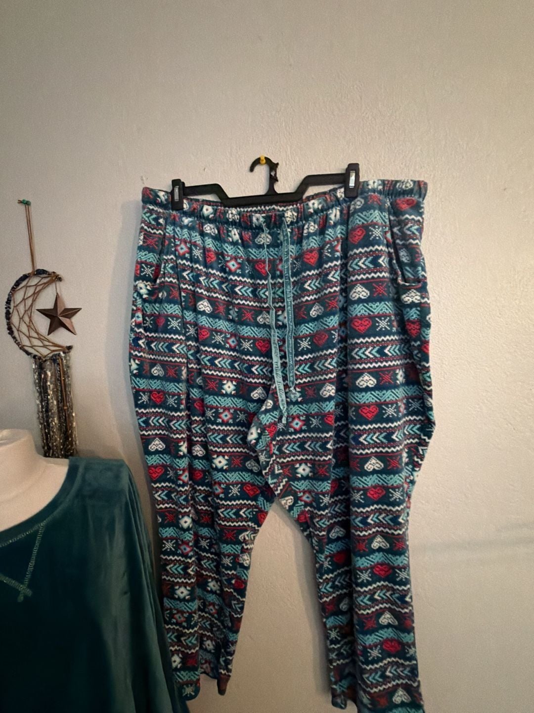 2pc Muk Luks Holiday Lounge pajama set Fair Isle
Sz 4X 2