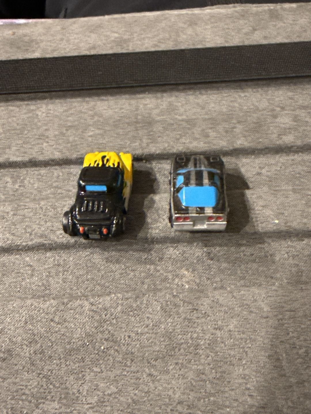 Micro Machines Vintage Chevy Corvette Toy Car Black And Silver 3