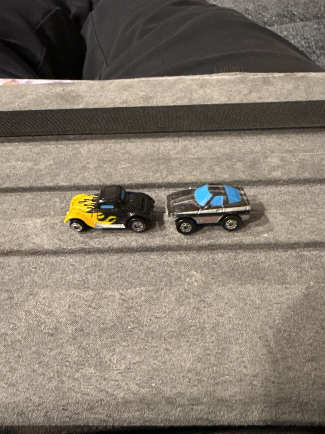 Micro Machines Vintage Chevy Corvette Toy Car Black And Silver 5