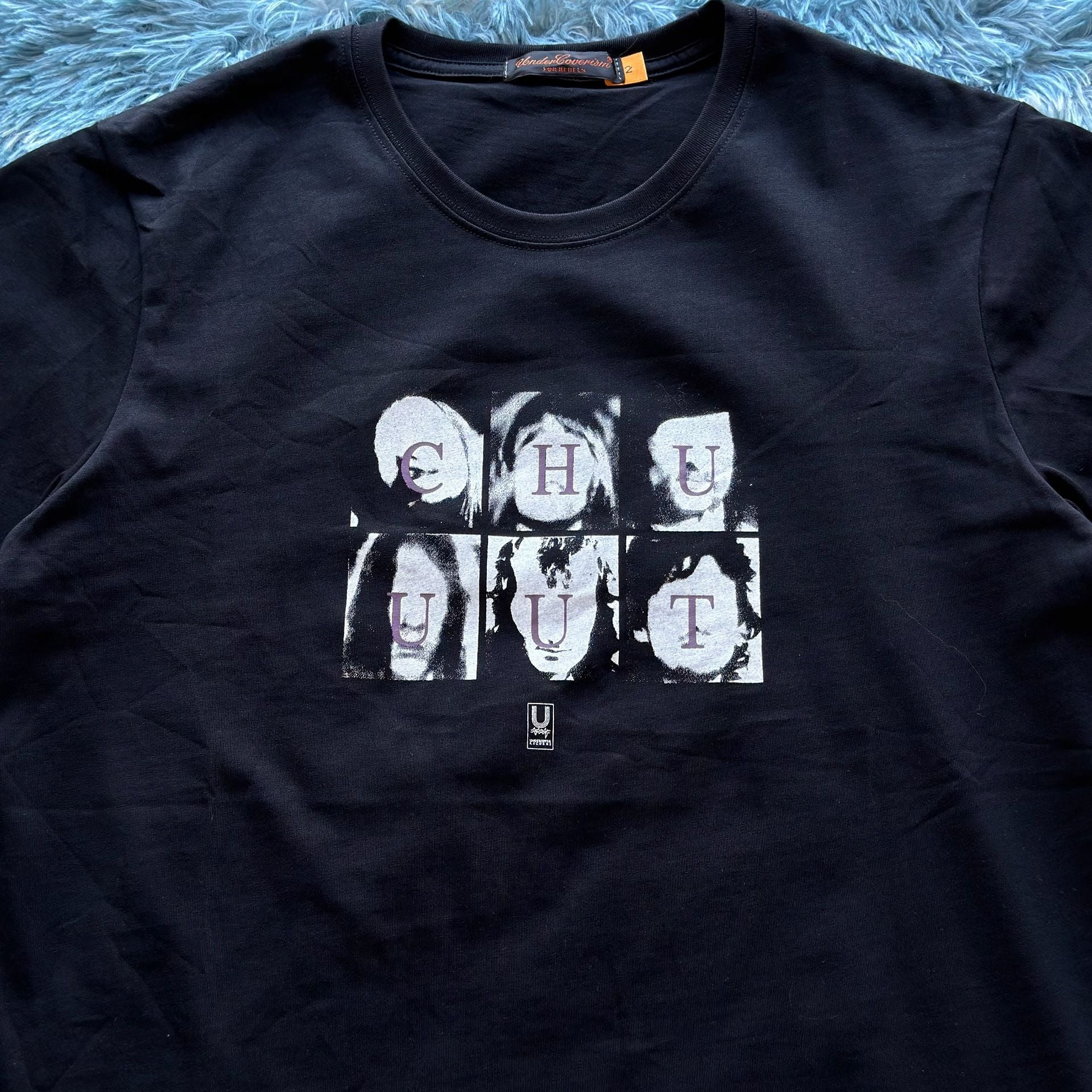 Undercoverism Chuuut Graphic T-Shirt Size 2 Black 3
