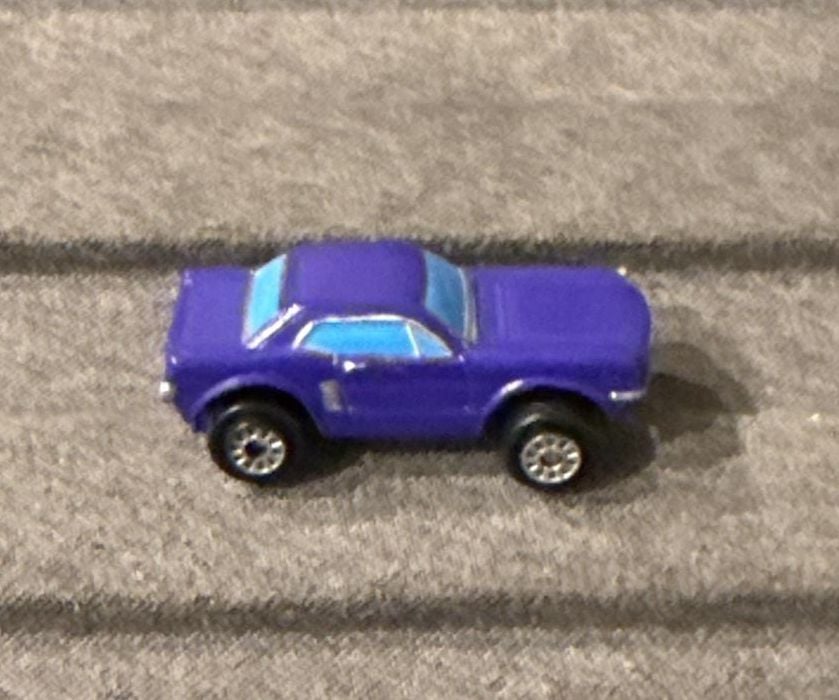 Micro Machines 1964 Ford Mustang Purple Toy Car 3