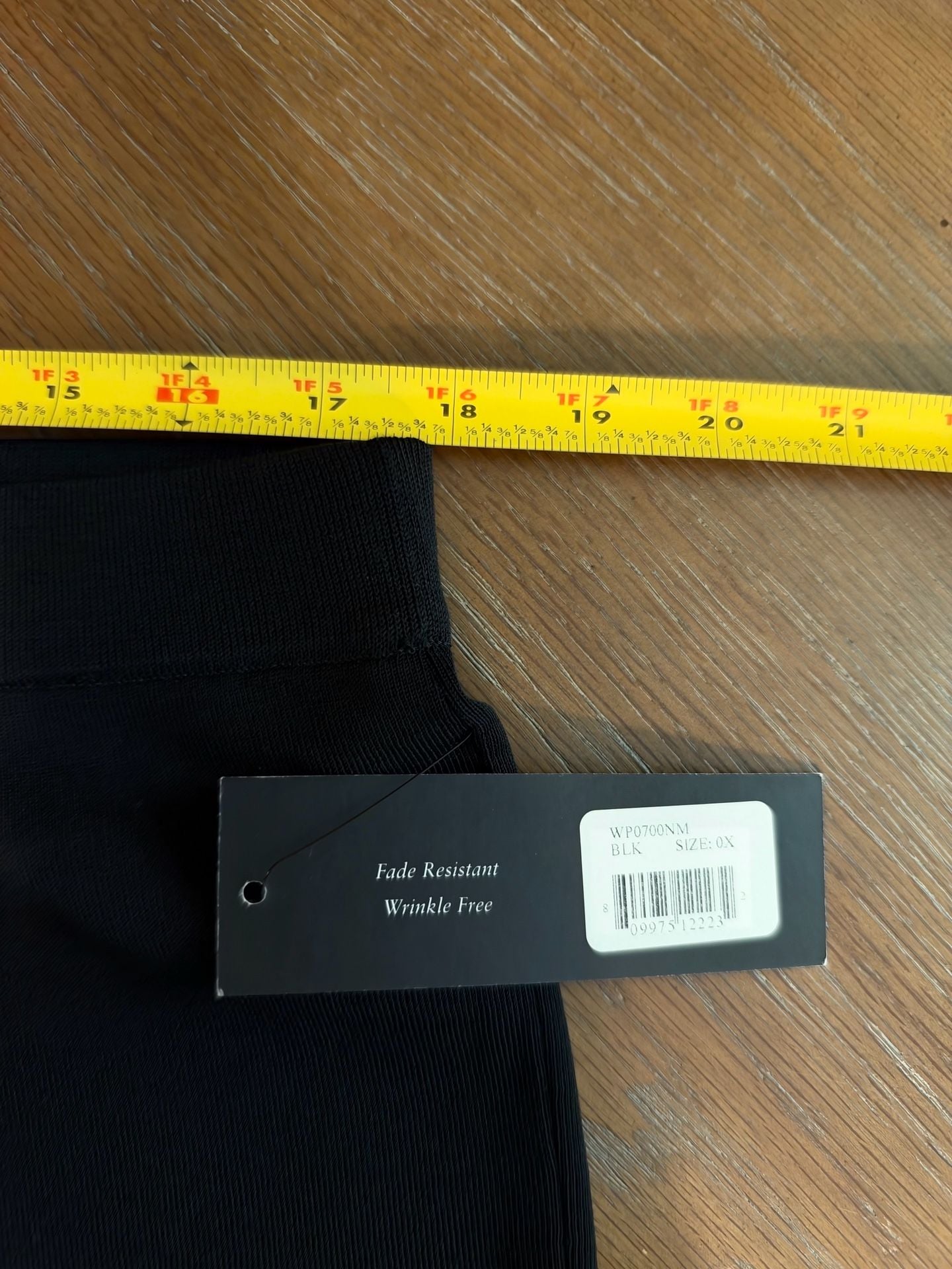 Misook Bootcut Pants Size 0X Black Fade Resistant Wrinkle Free 4