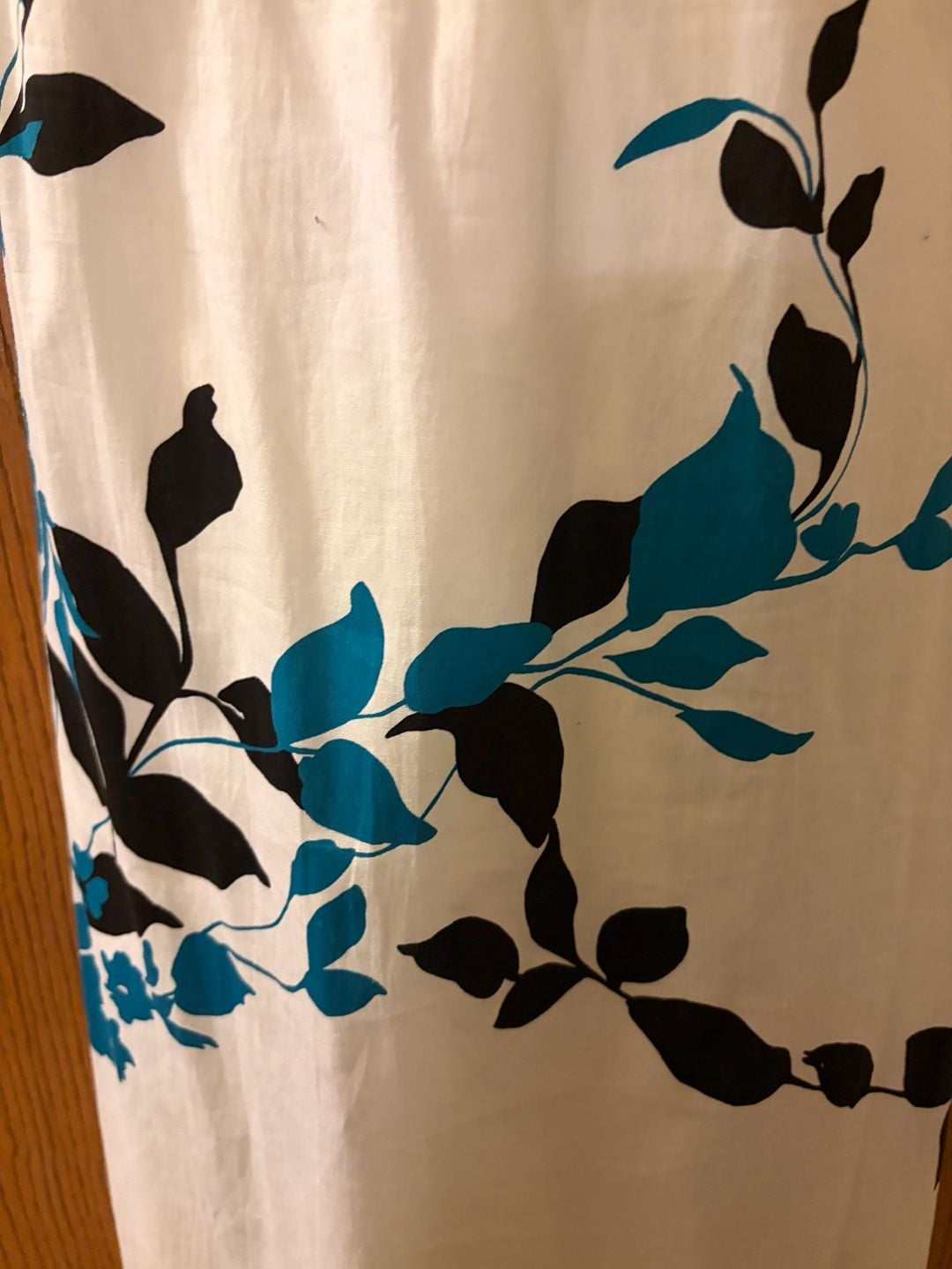 B. Smart Dress Size 12 Floral Black Blue White Sundress Y2K 5