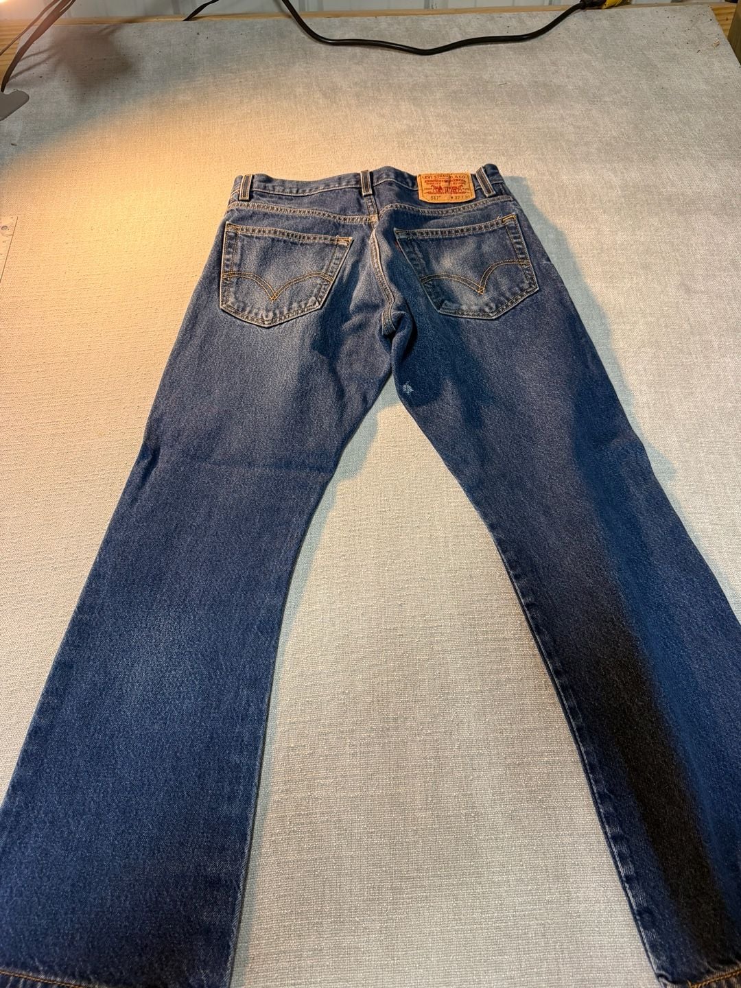 Levi's 517 Boot Cut Jeans W32 L30 Blue Denim 10
