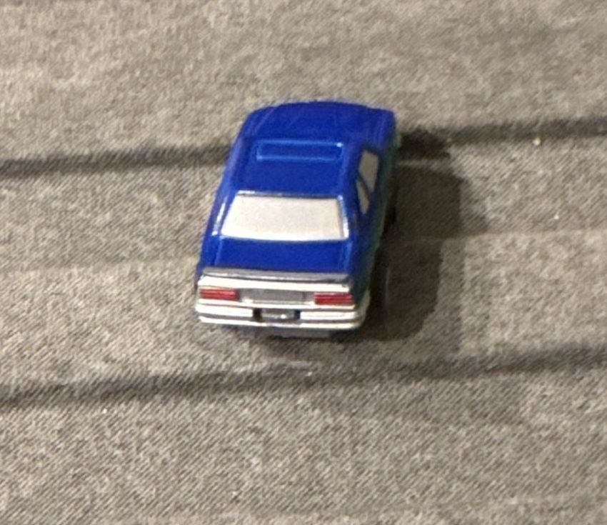 Micro Machines Mercedes Benz Blue Green Mini Toy Car 4