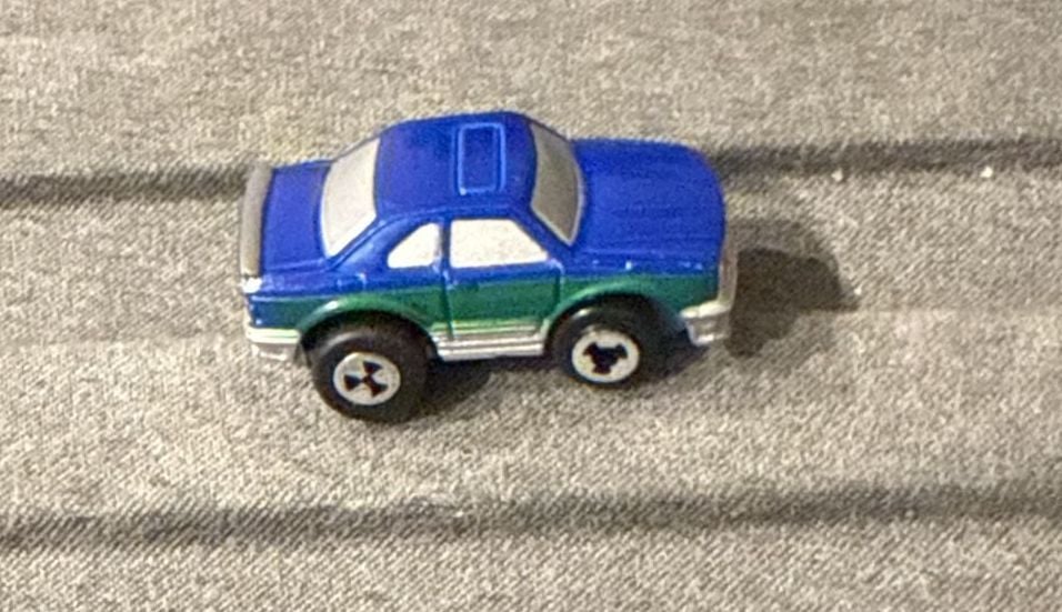 Micro Machines Mercedes Benz Blue Green Mini Toy Car 5