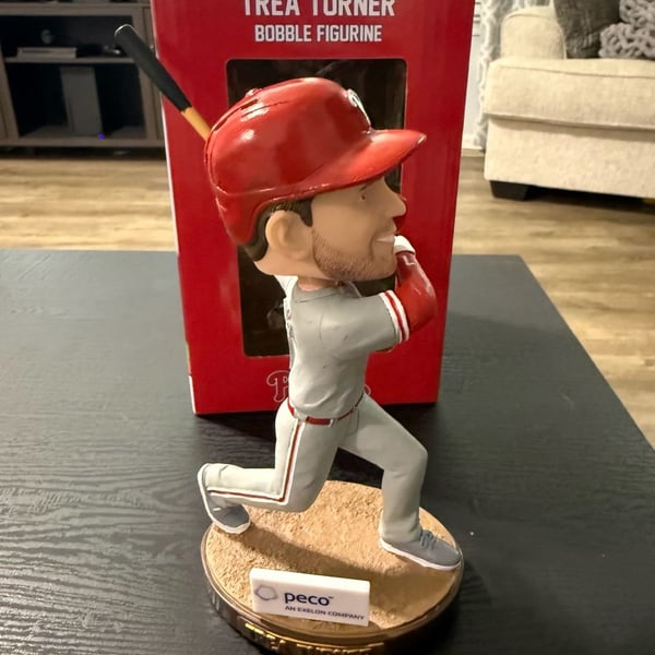 Philadelphia Phillies Trea Turner Bobble Figurine