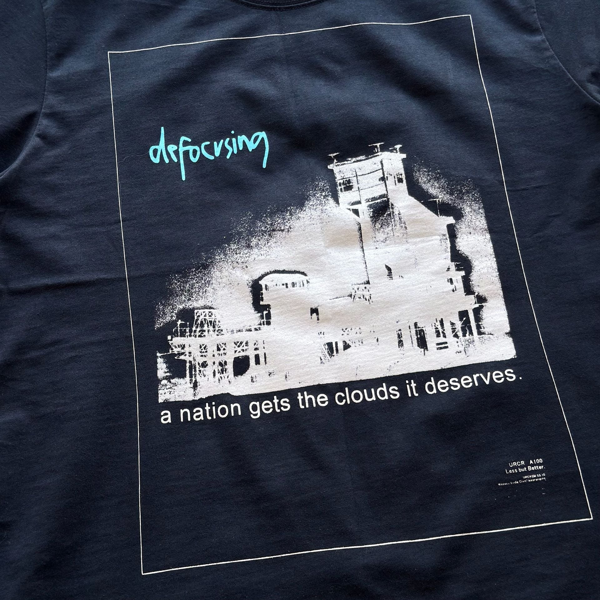 Undercoverism Defocusing T-Shirt Size 1 Black 3