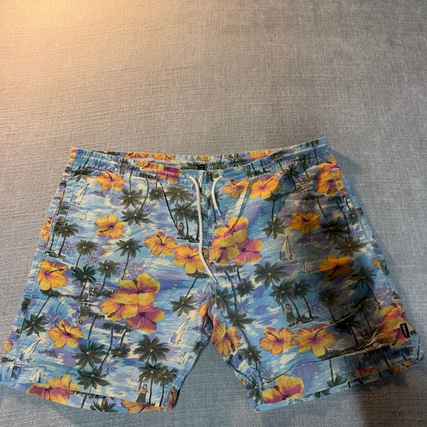 Deus Ex Machina Board Shorts Multi Tropical Floral Print