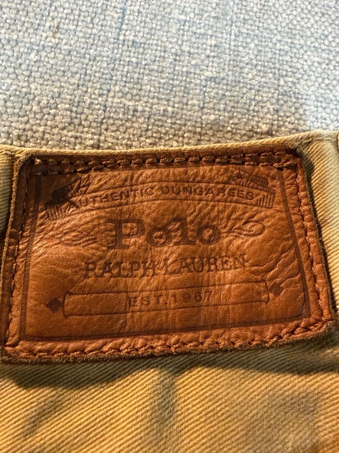 Polo Ralph Lauren Pants Size 40/32 Tan Cotton Chinos 8