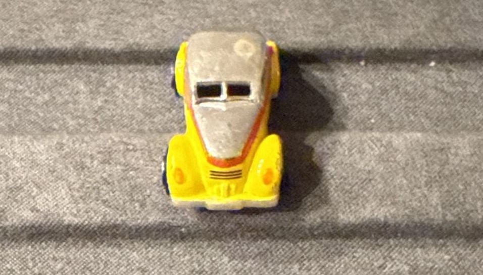 Micro Machines 1937 Cord Yellow and Chrome Vintage Toy Car 2