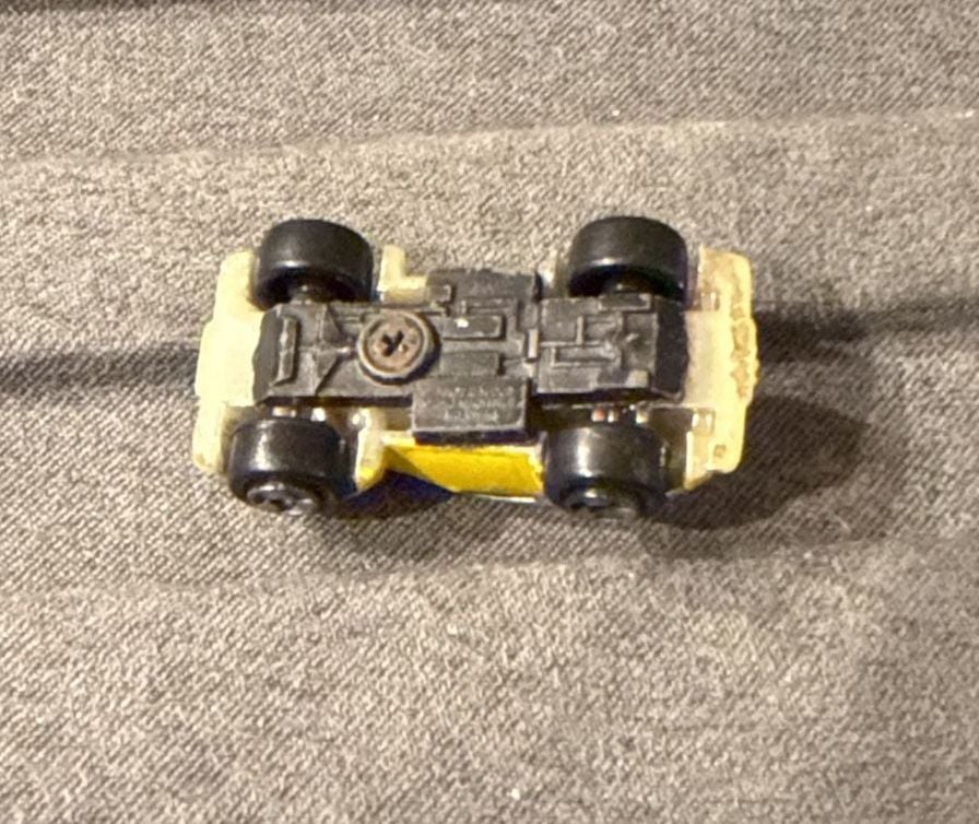 Micro Machines 1937 Cord Yellow and Chrome Vintage Toy Car 5