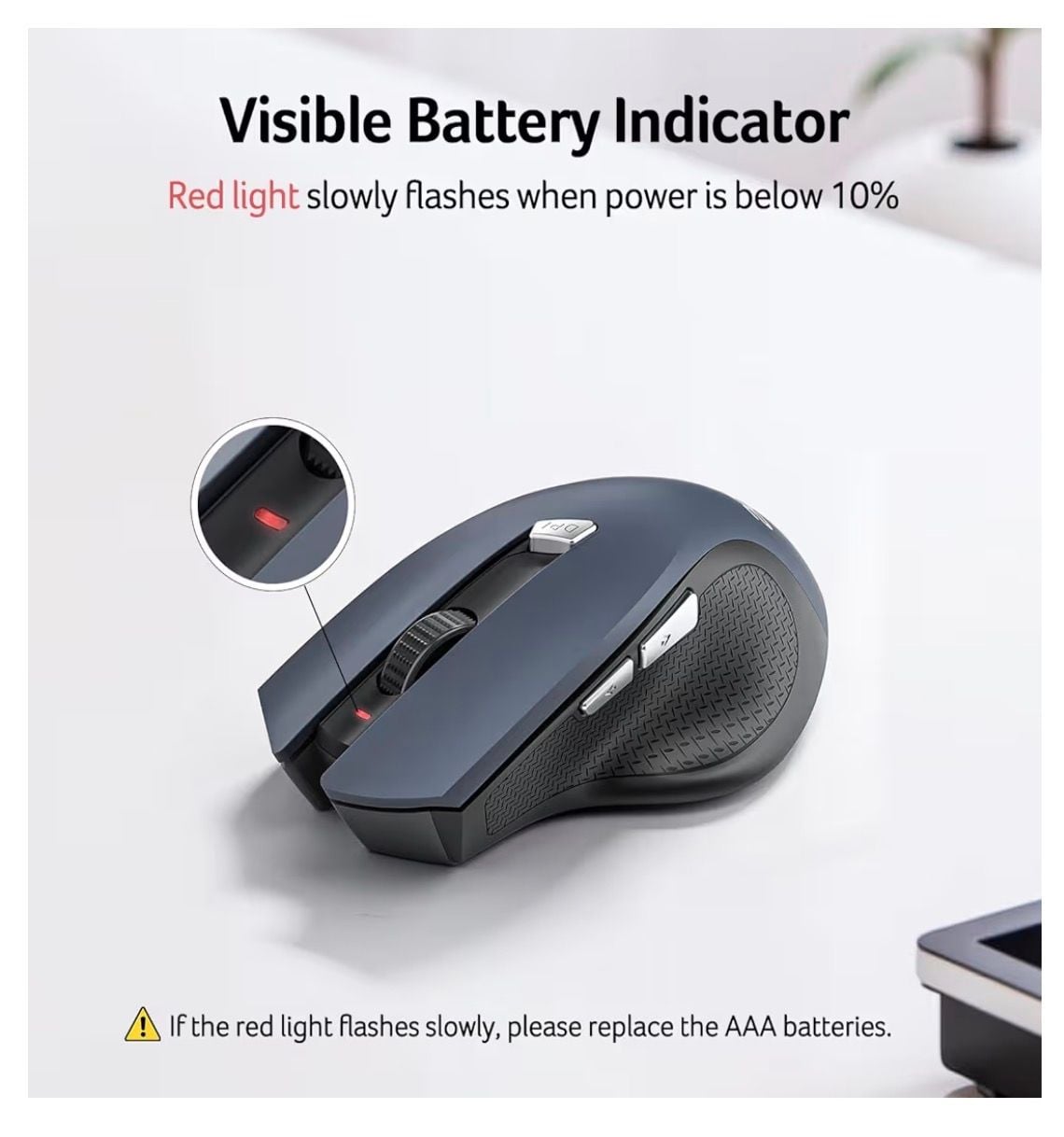Acer Wireless Mouse OMR266 2.4GHz USB Ergonomic 5