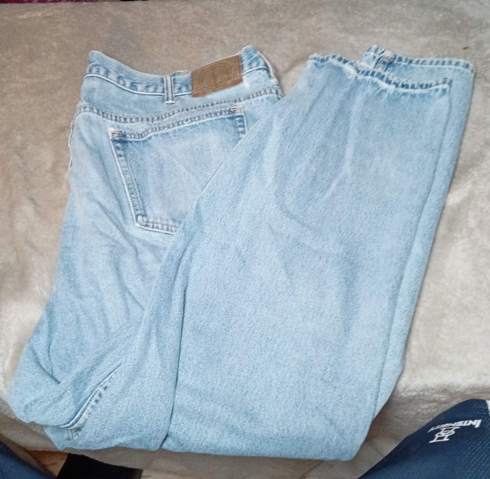Cabela's Jeans Size 48x30 Light Wash Denim 1