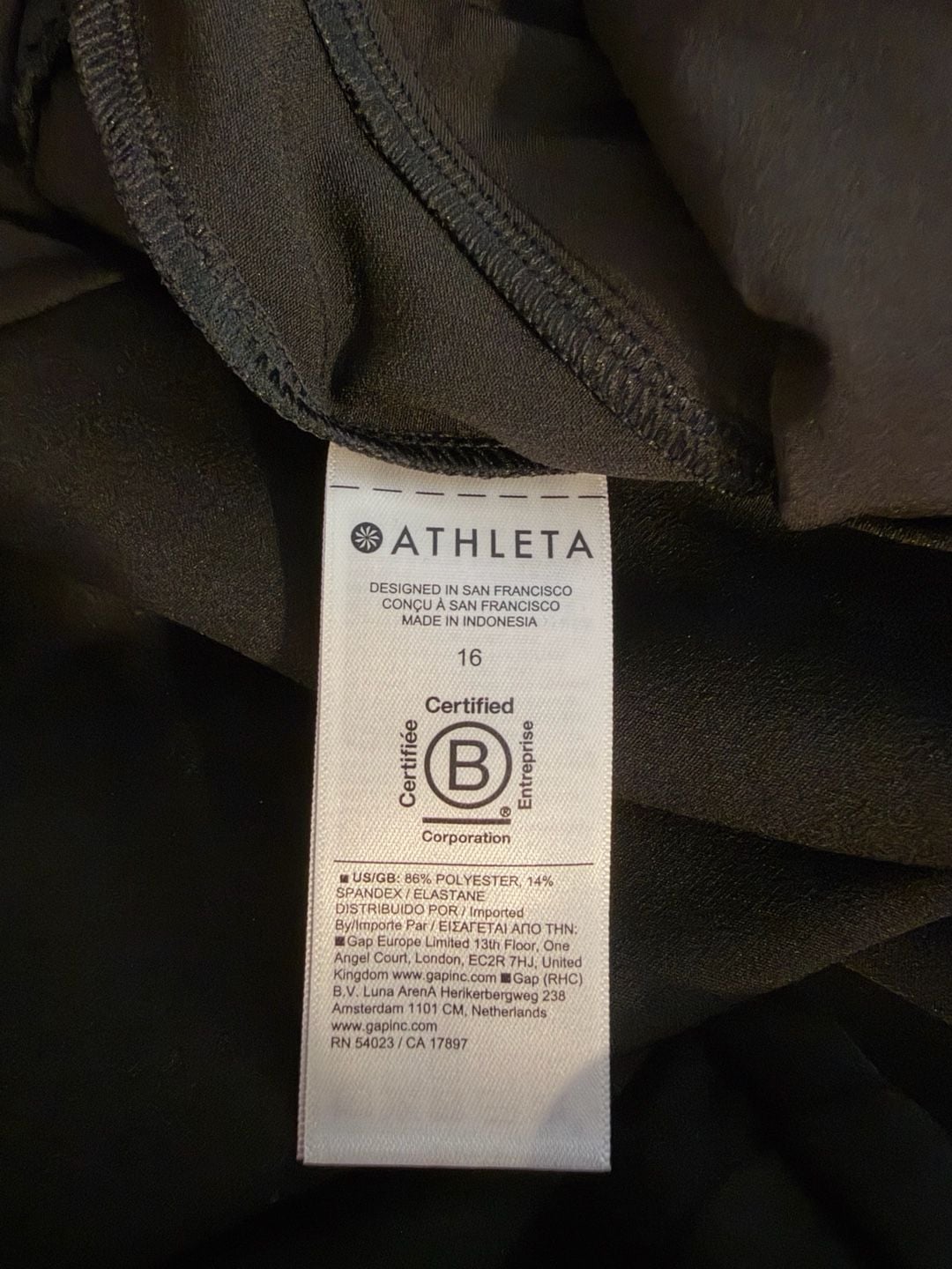 Athleta Brooklyn Ankle Pants Size 16 Black 7