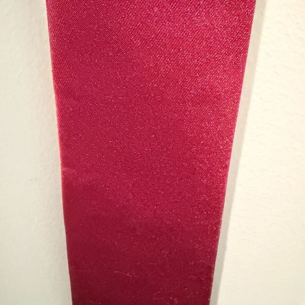 Michael Kors Neck Tie Burgundy Red Silk Formal Mens