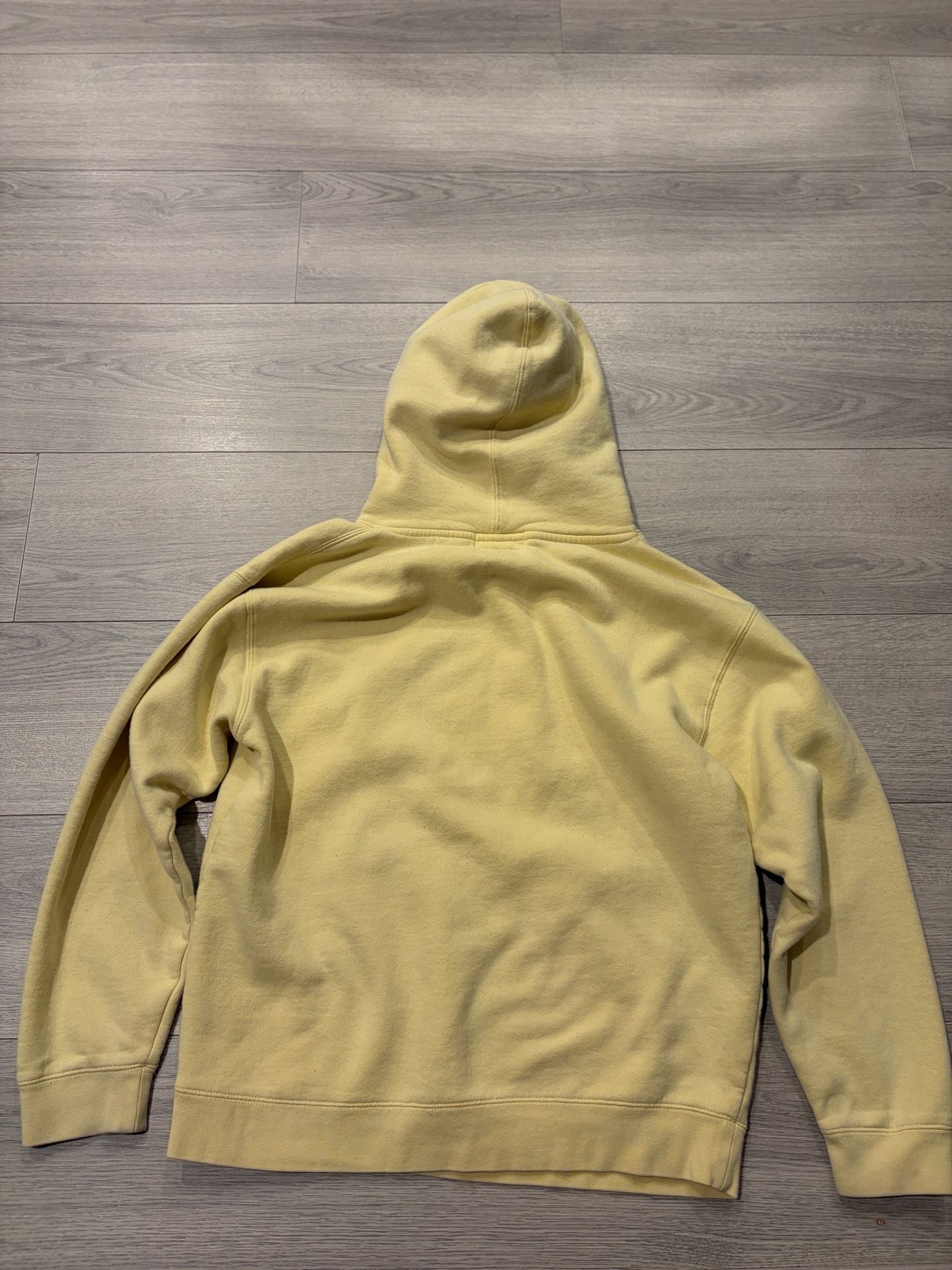 Shadow Hill USA Hoodie Size M Yellow Embroidered Logo Pullover Sweatshirt 3