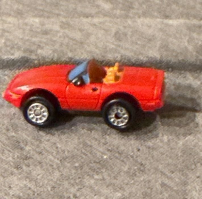 Micro Machines Ferrari Daytona Spyder Red Convertible Toy Car 1