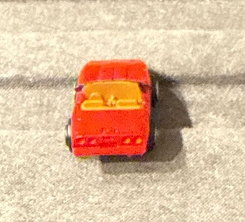Micro Machines Ferrari Daytona Spyder Red Convertible Toy Car 4