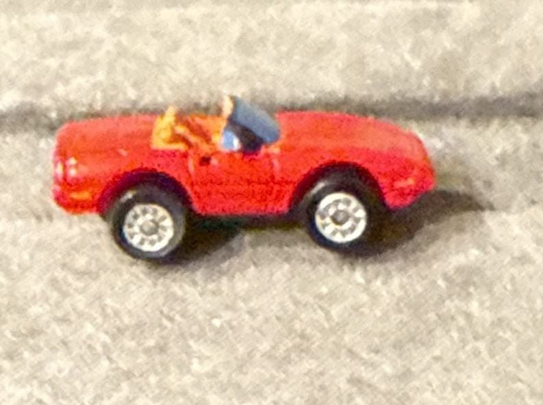 Micro Machines Ferrari Daytona Spyder Red Convertible Toy Car 3