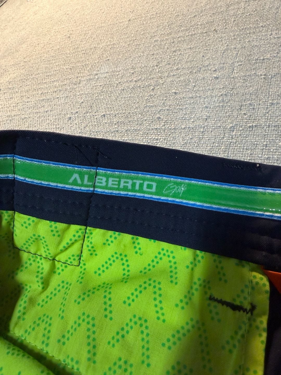 Alberto Golf Shorts Master 3XDRY Cooler Navy Blue 7