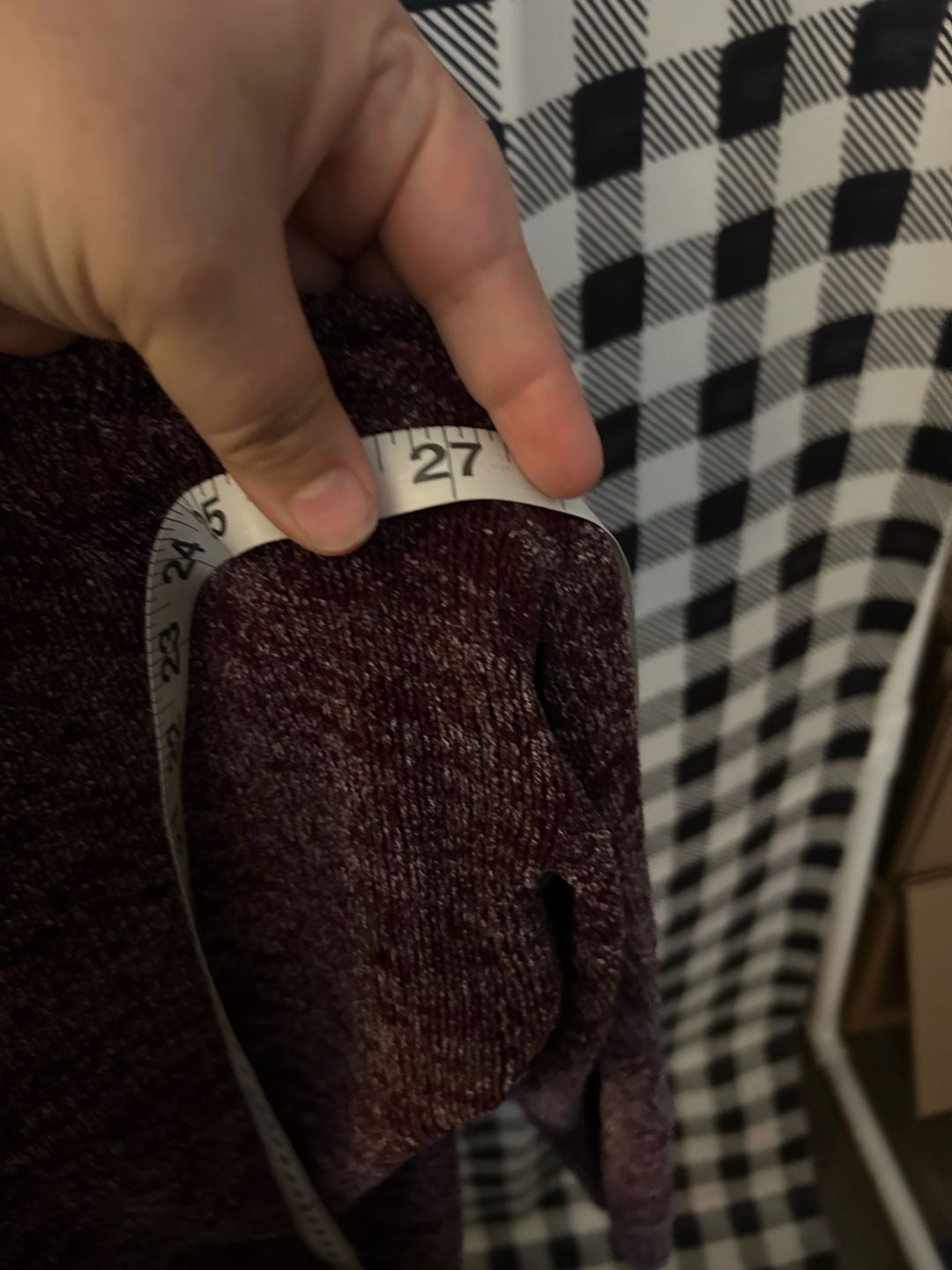 Ellen Tracy Sweater Size XL Burgundy Crew Neck Long Sleeve 8