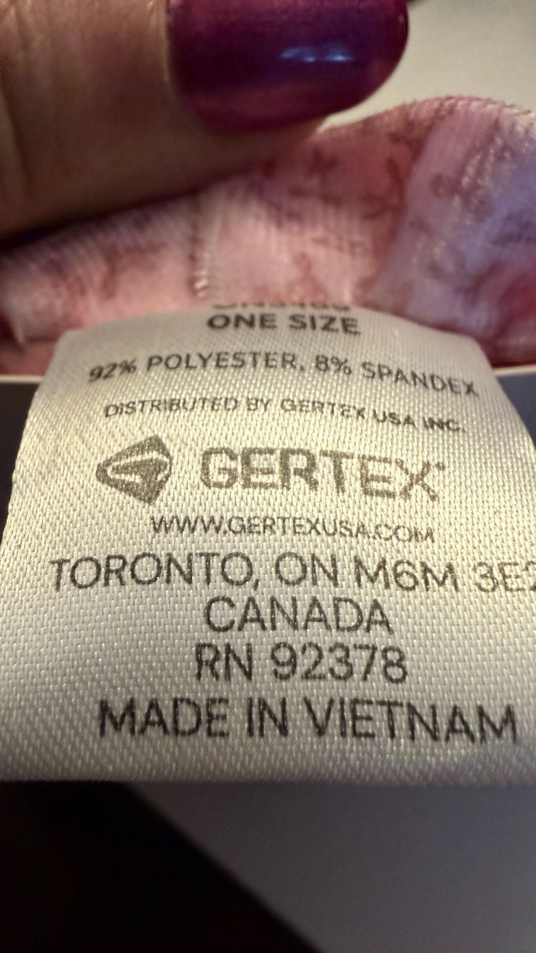 NEW Gertex Pink Velvet Sleep Eye Mask & 2 Scrunchies 3 Piece Set 6