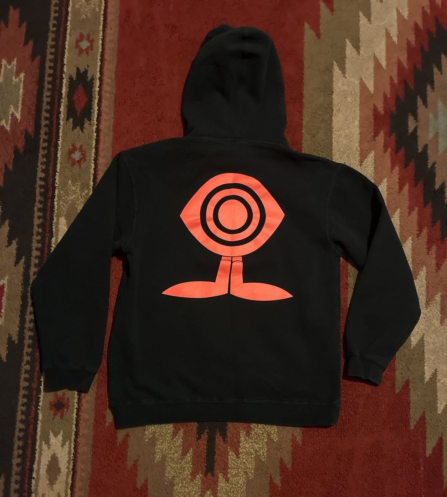 Insomniac Hoodie Size L Black Graphic Pullover 5