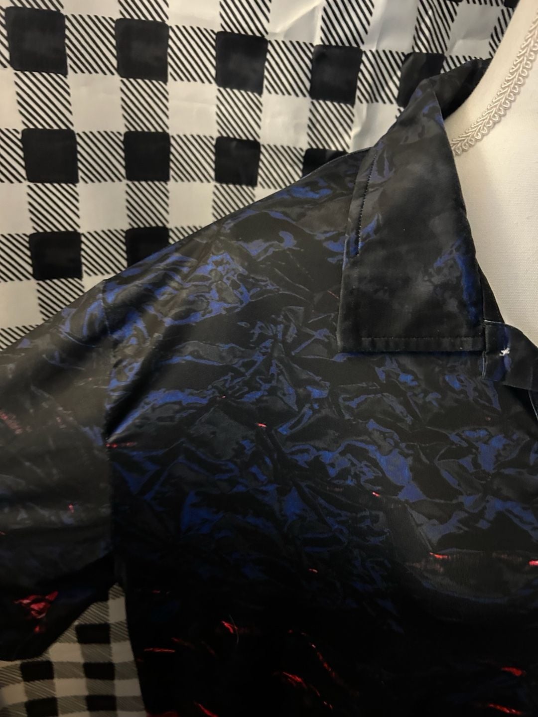 Obnoxious Golf The Lava Polo Shirt Black Red Blue Golf Polo 3