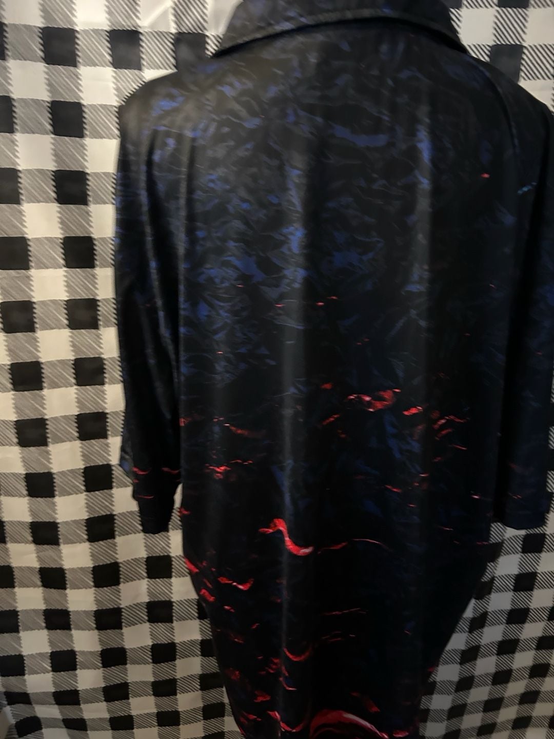 Obnoxious Golf The Lava Polo Shirt Black Red Blue Golf Polo 7