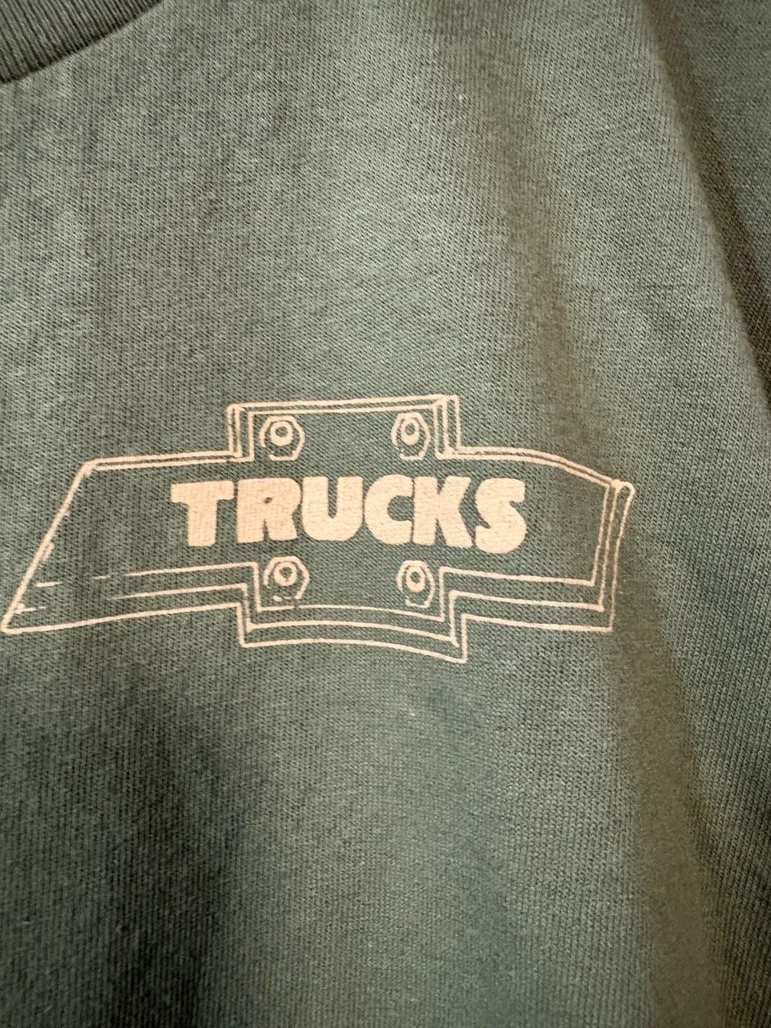 Chemistry Chevrolet Trucks 1987 Silverado T-Shirt Size M Olive Green Graphic 3
