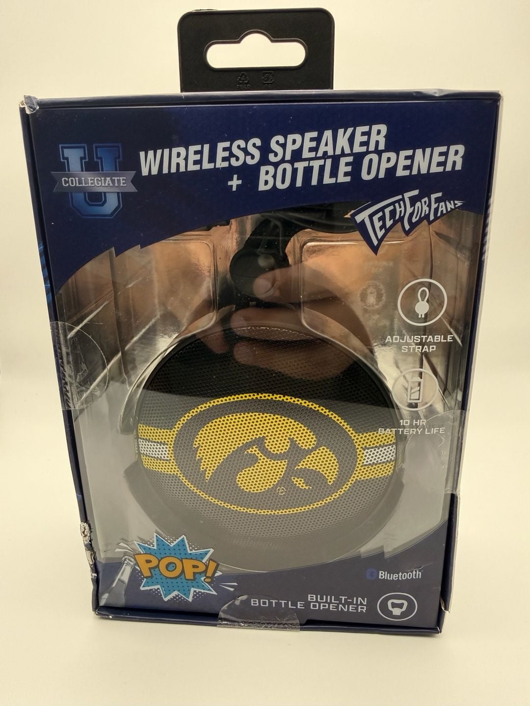 SOAR University of Iowa Wireless Speaker & Bottle Opener 4