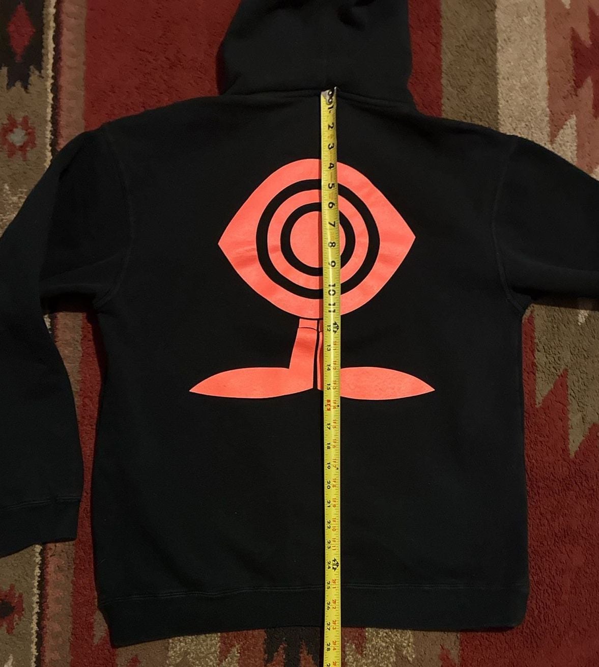 Insomniac Hoodie Size L Black Graphic Pullover 8