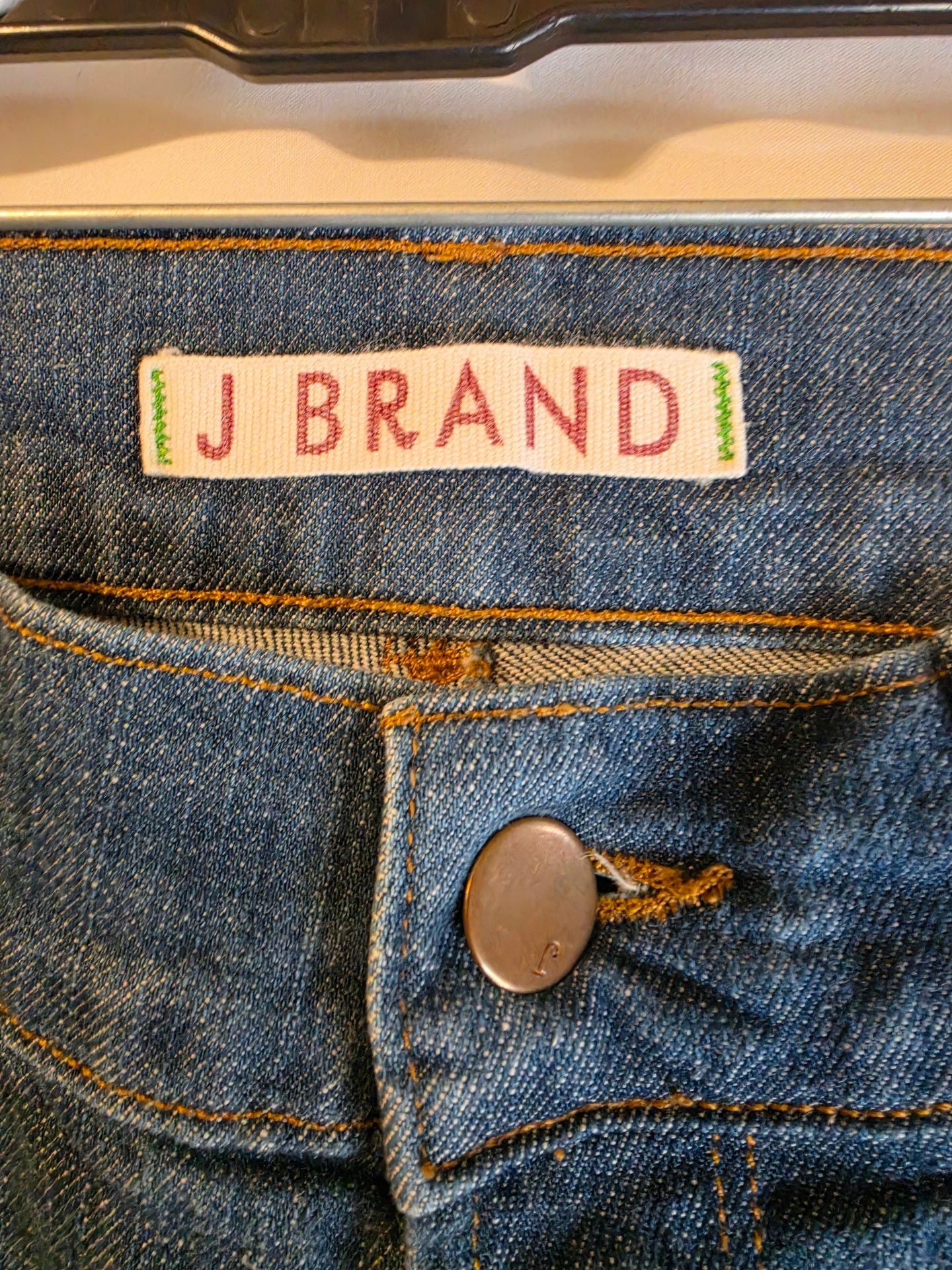 J Brand Lovestory Flare Jeans Size 27 Miner Wash 5